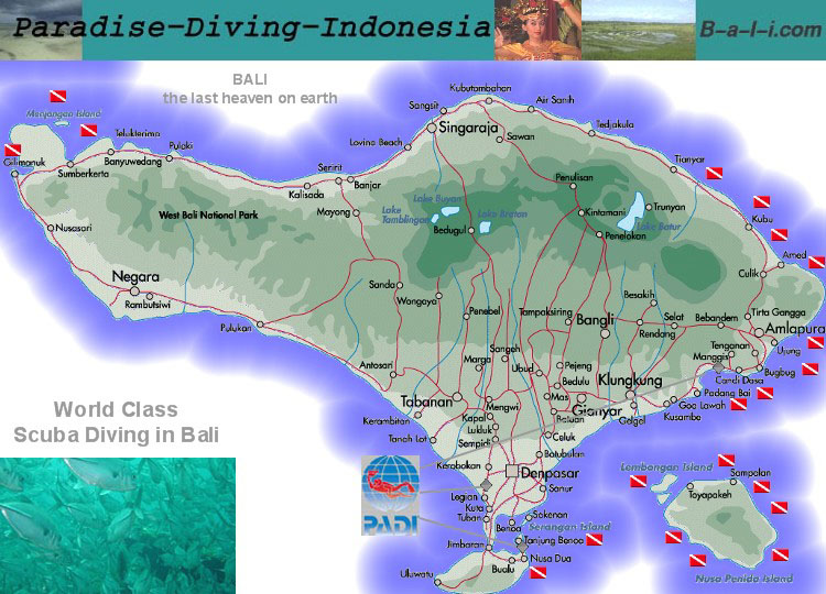 Bali Tauchpltze & Tauchplatzbeschreibungen